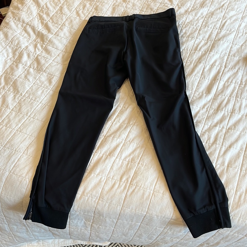 Navy blue Club Monaco Cuffed Trousers - Picture 5 of 5